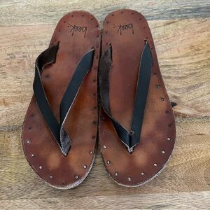Beek Leather Sandals Size 8